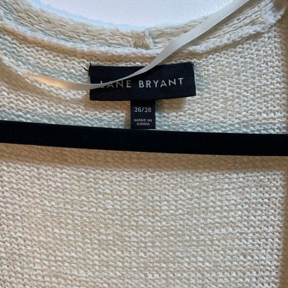 Lane Bryant Knit Open Front Longline Kimono Short Sleeve Cardigan Women 26/28 - Picture 4 of 7